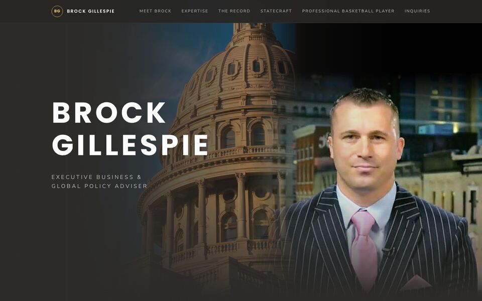Homepage of Brock Gillespie