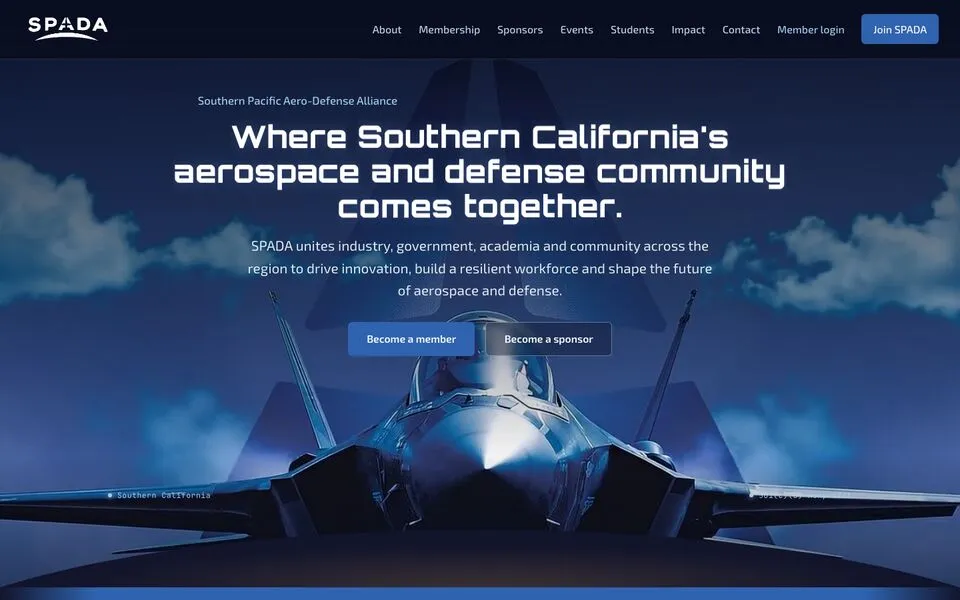 Homepage of SPADA